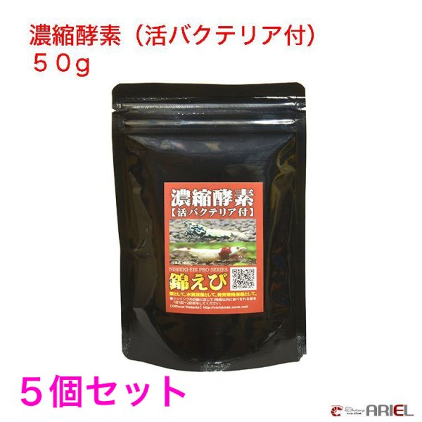 画像1: 【今週のおすすめ】水槽リセットに！　濃縮酵素（活バクテリア付）　５０g ５個セット (1)